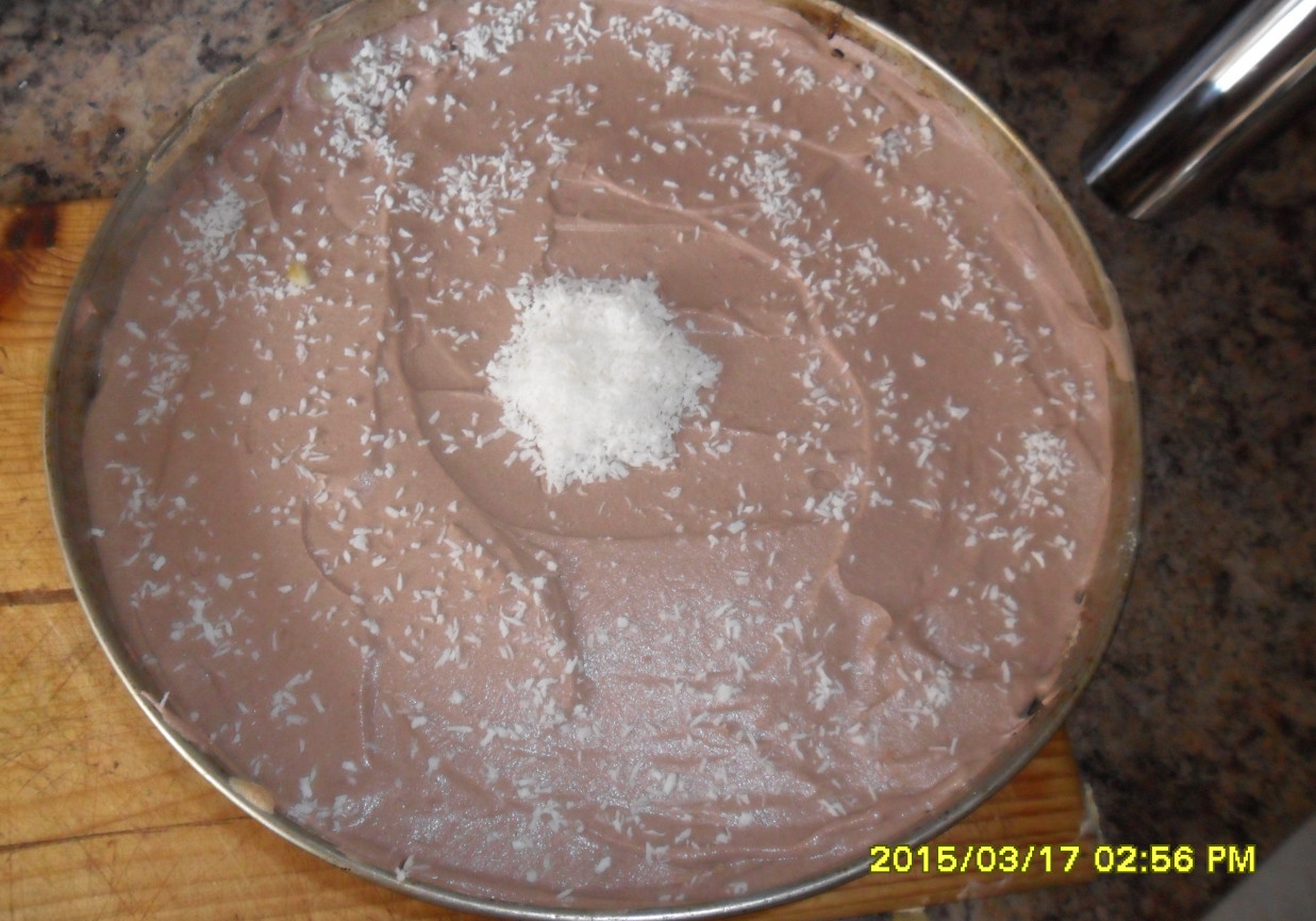 Ciasto kakaowe na zimno foto