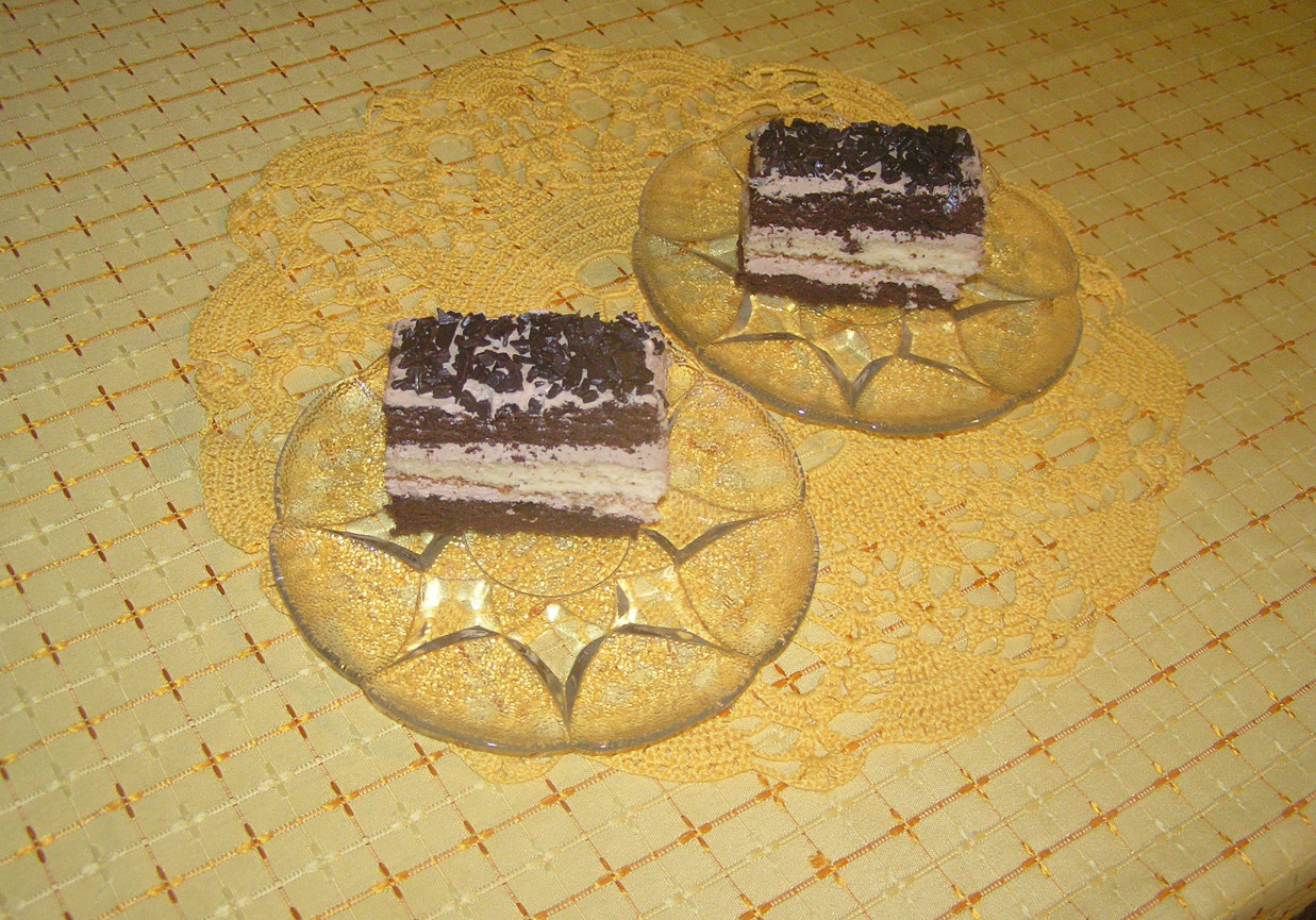 Ciasto kakaowe z masą foto