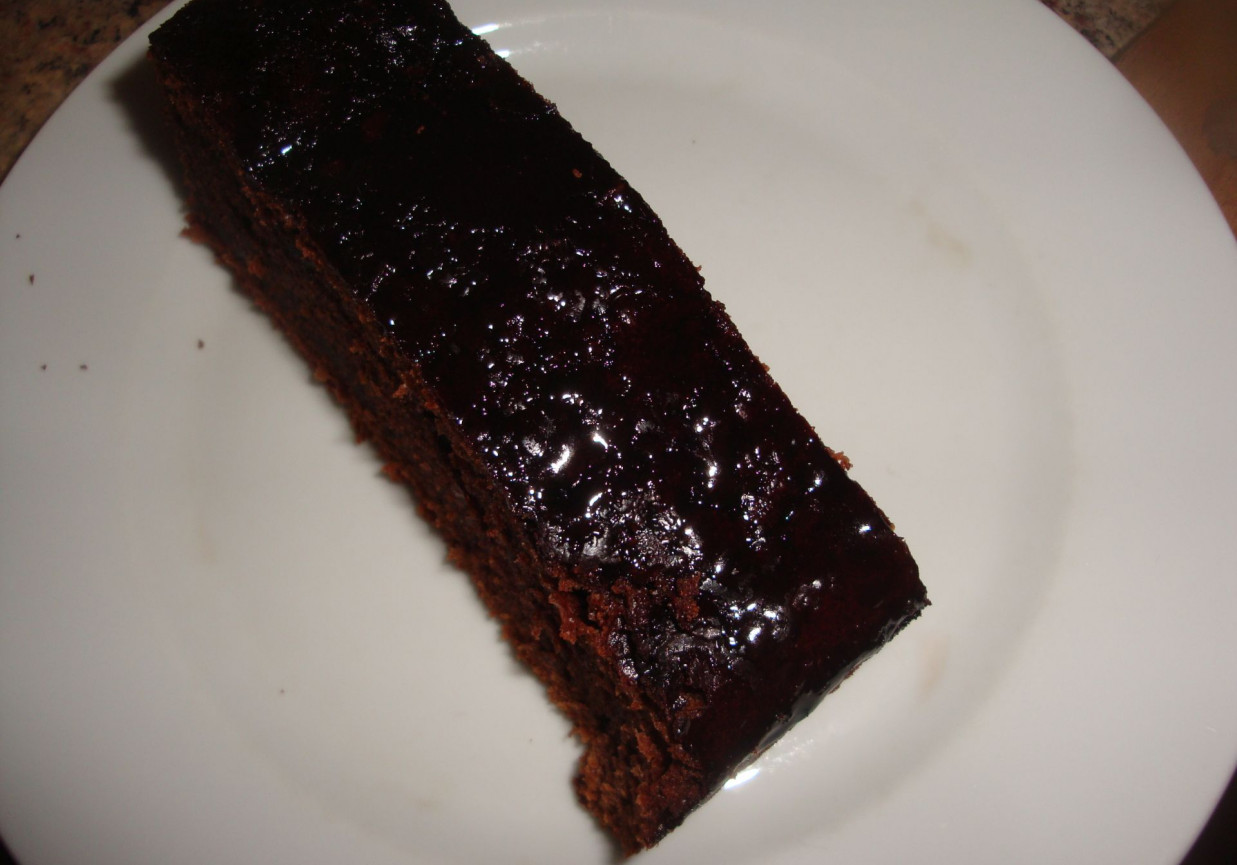Ciasto kakaowe z polewą foto
