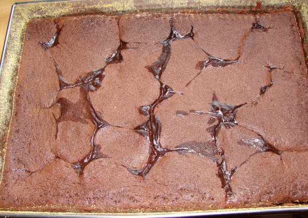 Fotografia przedstawiająca Ciasto kakaowe z serem