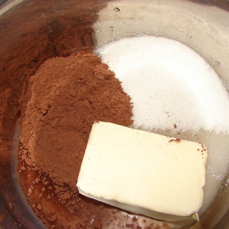Krok 1 - Ciasto kakaowe z serem foto