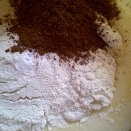 Krok 6 - Ciasto kakaowo - serowe foto
