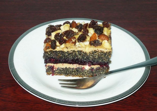 Fotografia przedstawiająca Ciasto kawowo- makowe