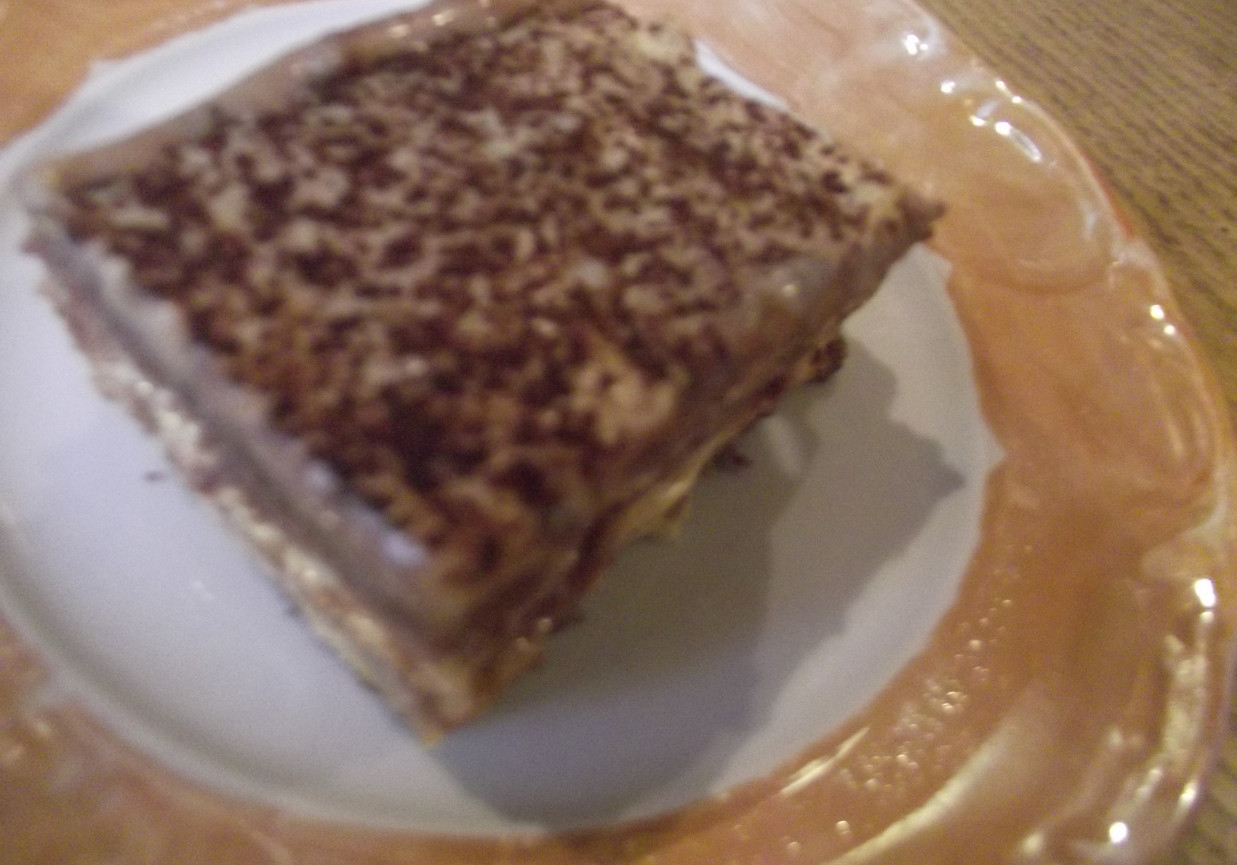 Ciasto krówkowo kakaowe foto