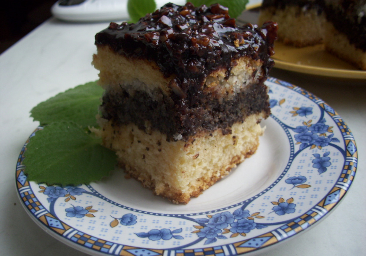 Ciasto makowo- kokosowe foto