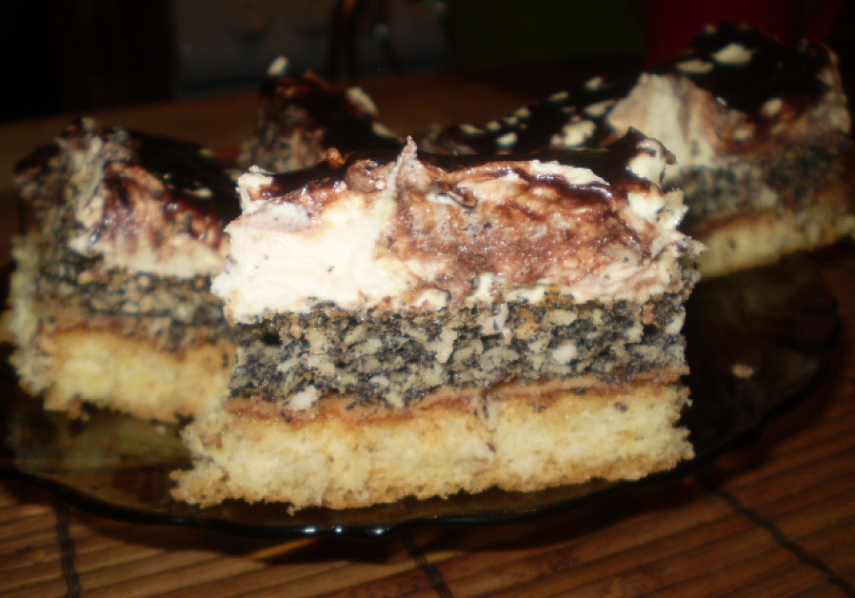 Ciasto makowo kokosowe foto