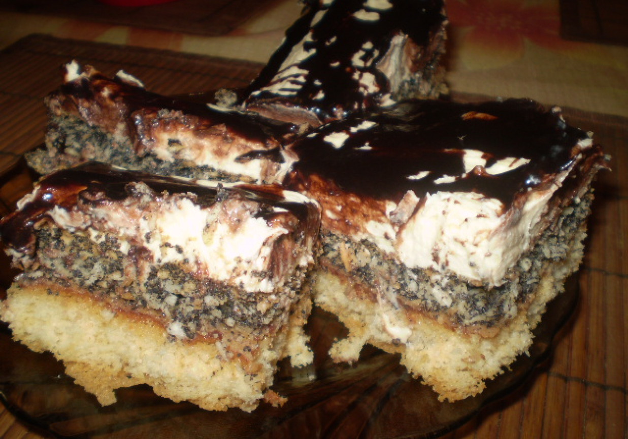 Ciasto makowo kokosowe foto