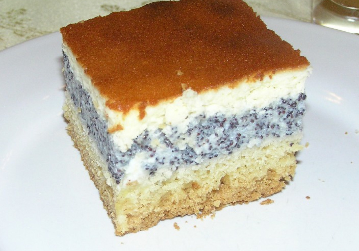 Ciasto makowo-serowe foto