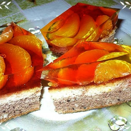 Krok 3 - Ciasto mandarynkowe z galaretką foto