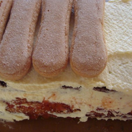 Krok 7 - ciasto miodowo- biszkoptowe foto