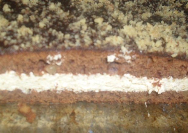 Fotografia przedstawiająca Ciasto mocno orzechowe