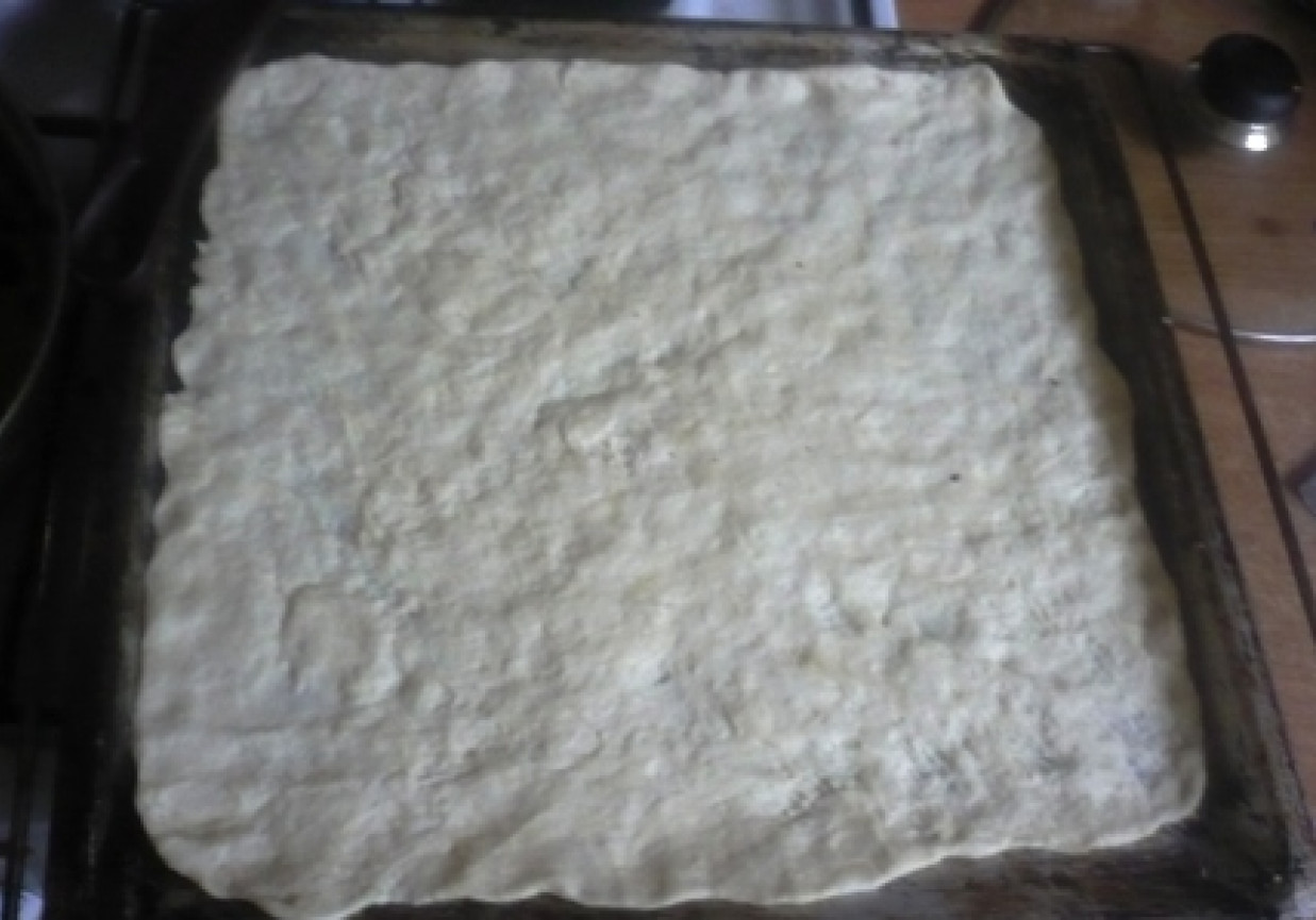 Ciasto na pizzę (duża blacha) foto