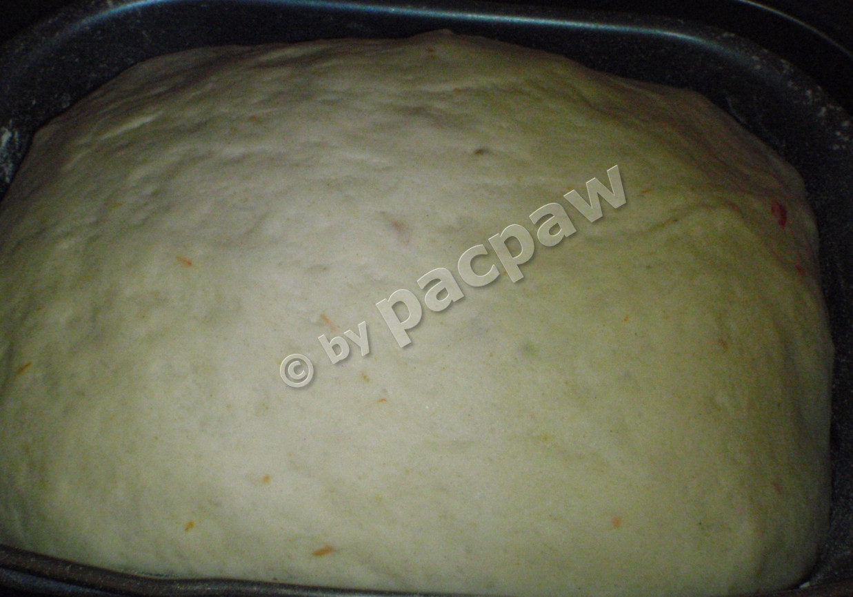 Ciasto na pizzę pikantne foto