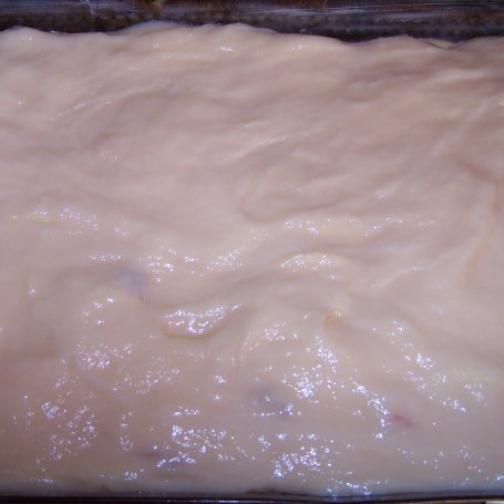 Krok 5 - Ciasto na szybko, czyli z jabłkami i budyniem :) foto