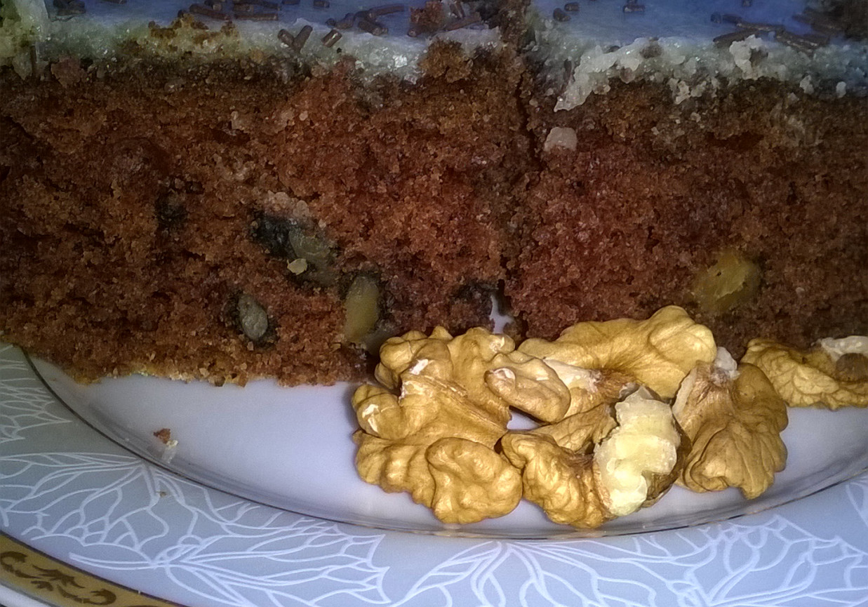 Ciasto Orzechowo - marchewkowe foto
