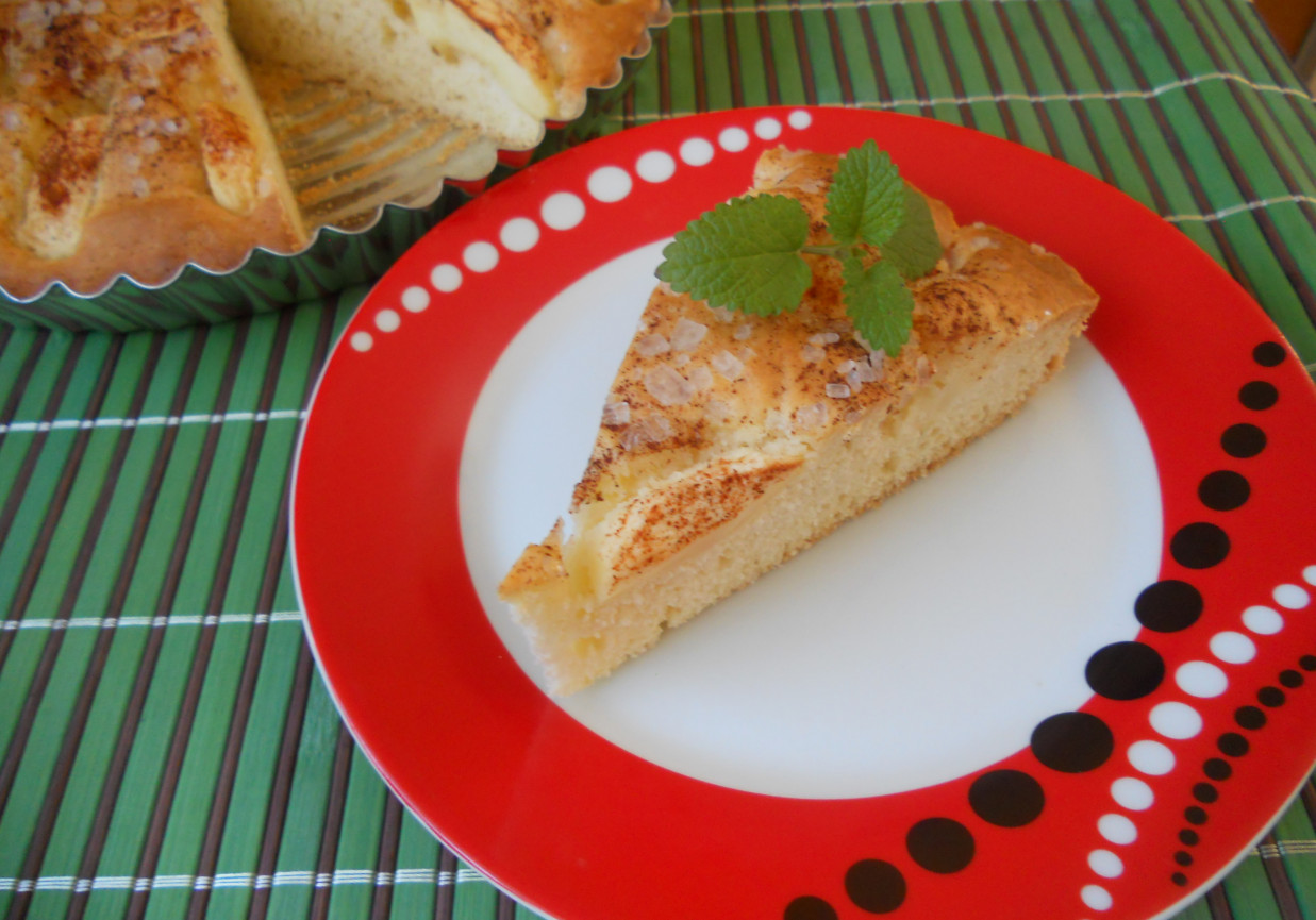 Ciasto piaskowe z jabłkami foto