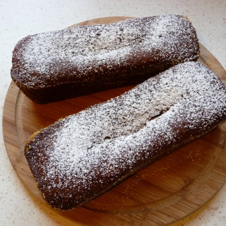 Krok 6 - CIasto piernikowe z bananami i powidłem śliwkowym foto