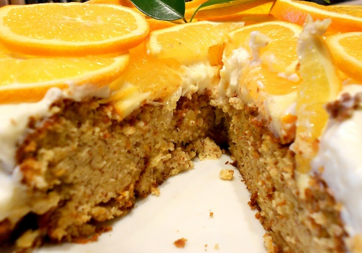 Ciasto Pomarańczowe (bez mąki) foto