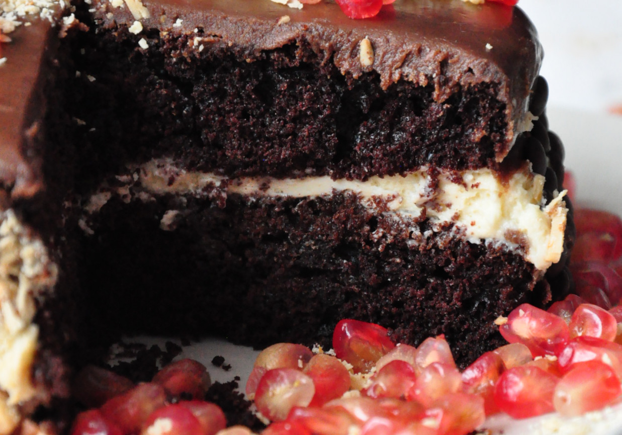 ciasto potrójnie czekoladowe foto