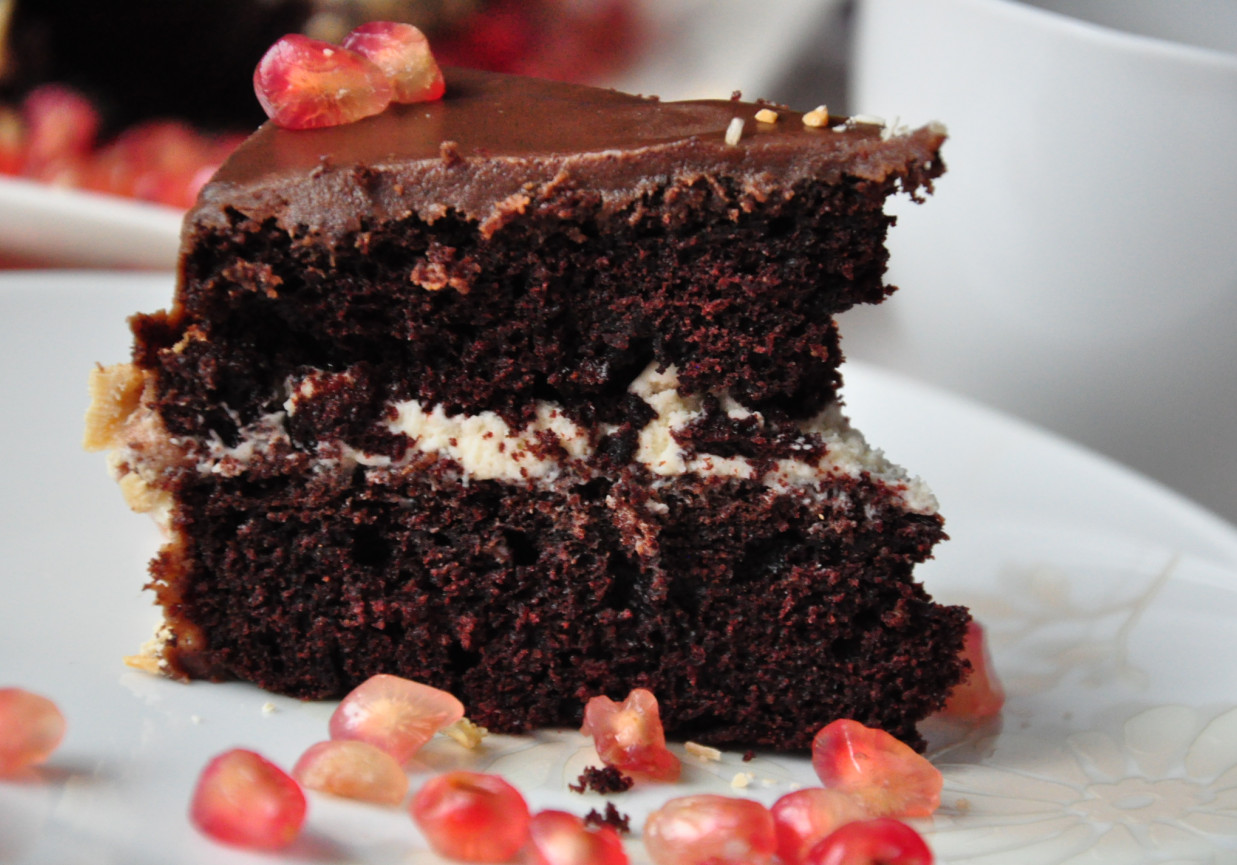 ciasto potrójnie czekoladowe foto
