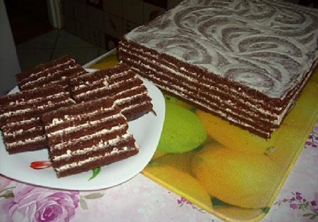 Ciasto przekładane foto