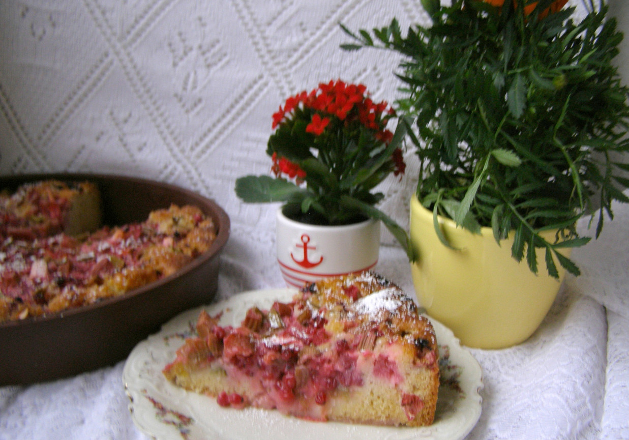 ciasto rabarbarowo-porzeczkowe... foto