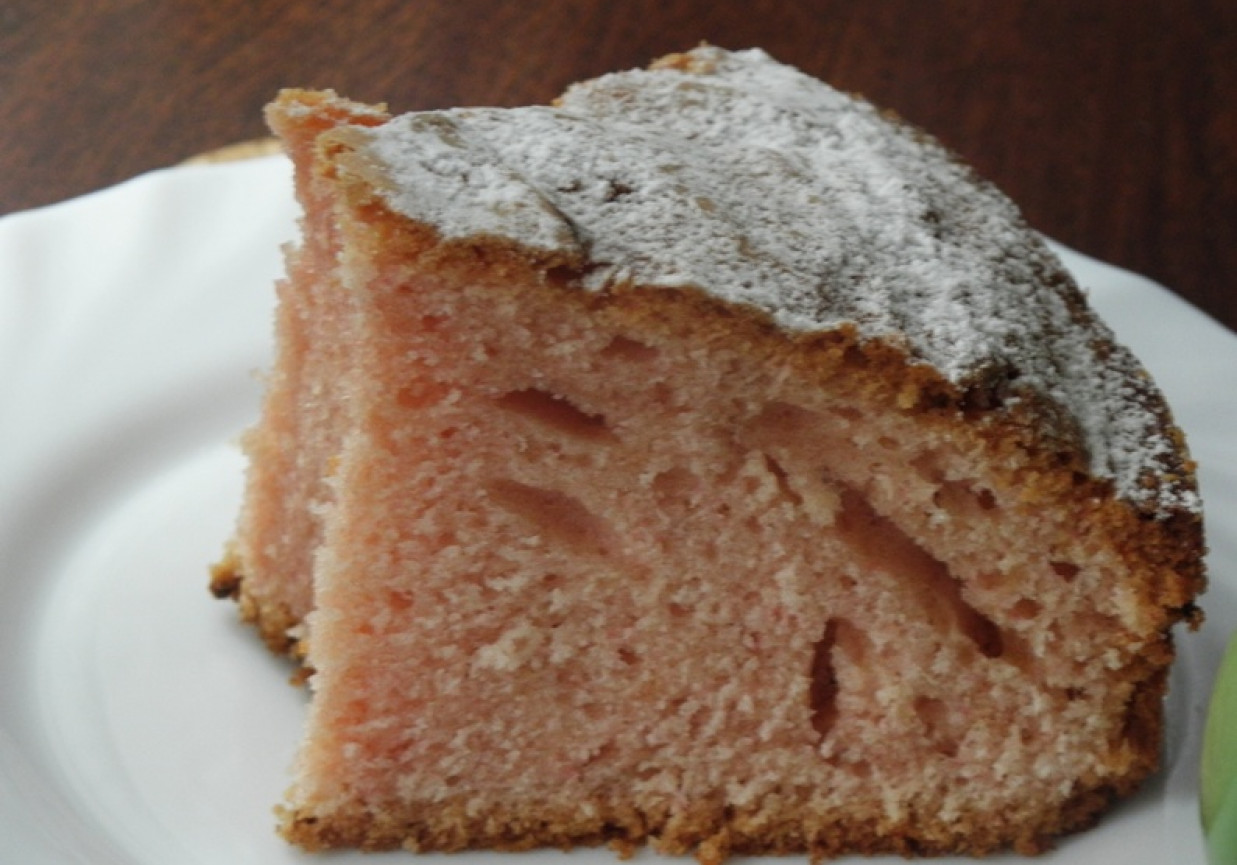 Ciasto różowe. foto