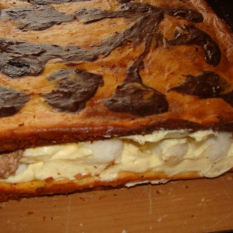 Krok 10 - ciasto serowe z kulkami foto