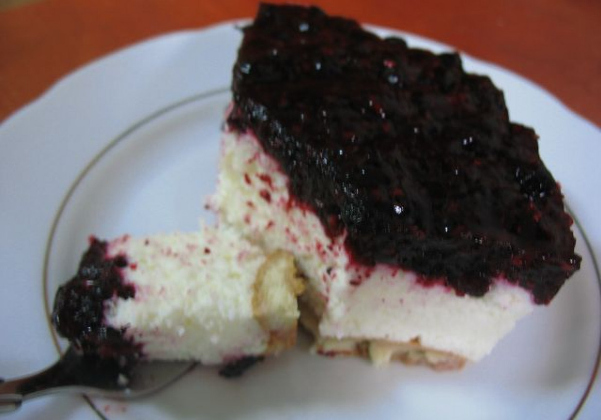 Ciasto serowo- owocowe foto