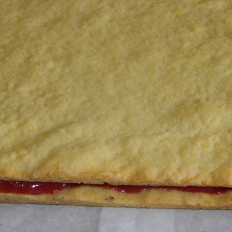 Krok 4 - Ciasto słodka pokusa z serem i rabarbarem foto