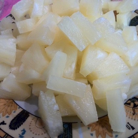 Krok 4 - Ciasto tarte z ananasem i jabłkami foto