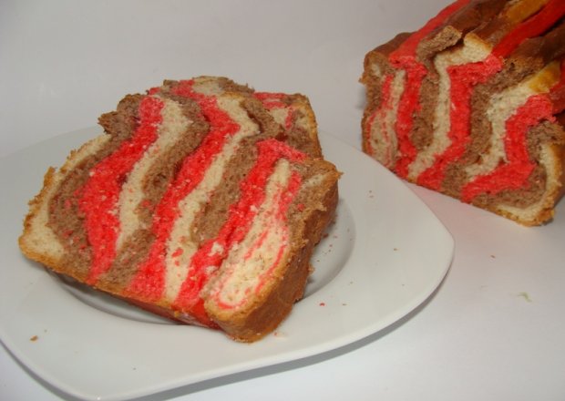 Fotografia przedstawiająca Ciasto trzy kolory