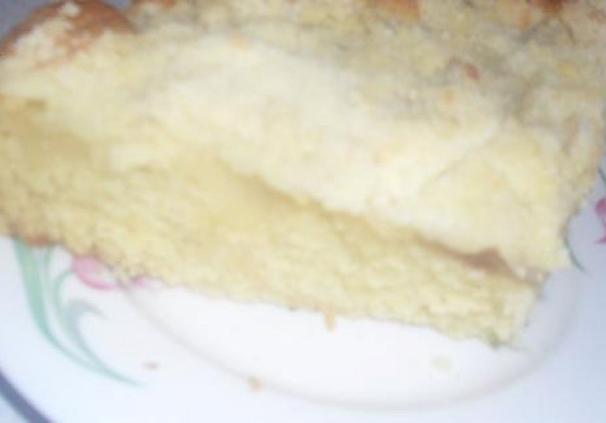 Ciasto ucierane z gruszą foto