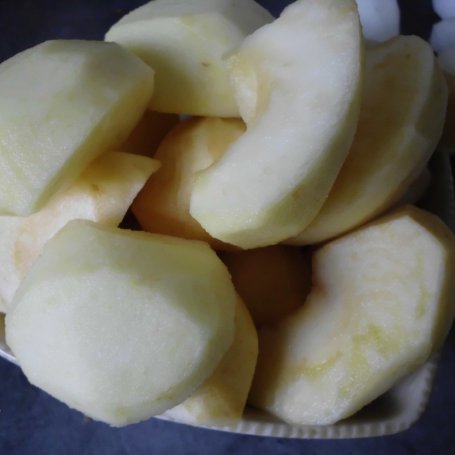 Krok 2 - Ciasto ucierane z jabłkami karmelizowanymi foto