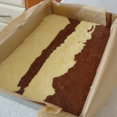 Krok 1 - Ciasto w paski z orzechowym kremem foto