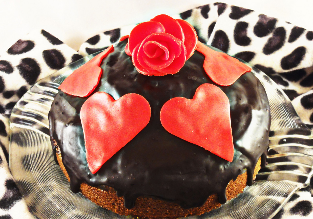Ciasto Walentynkowe Love foto