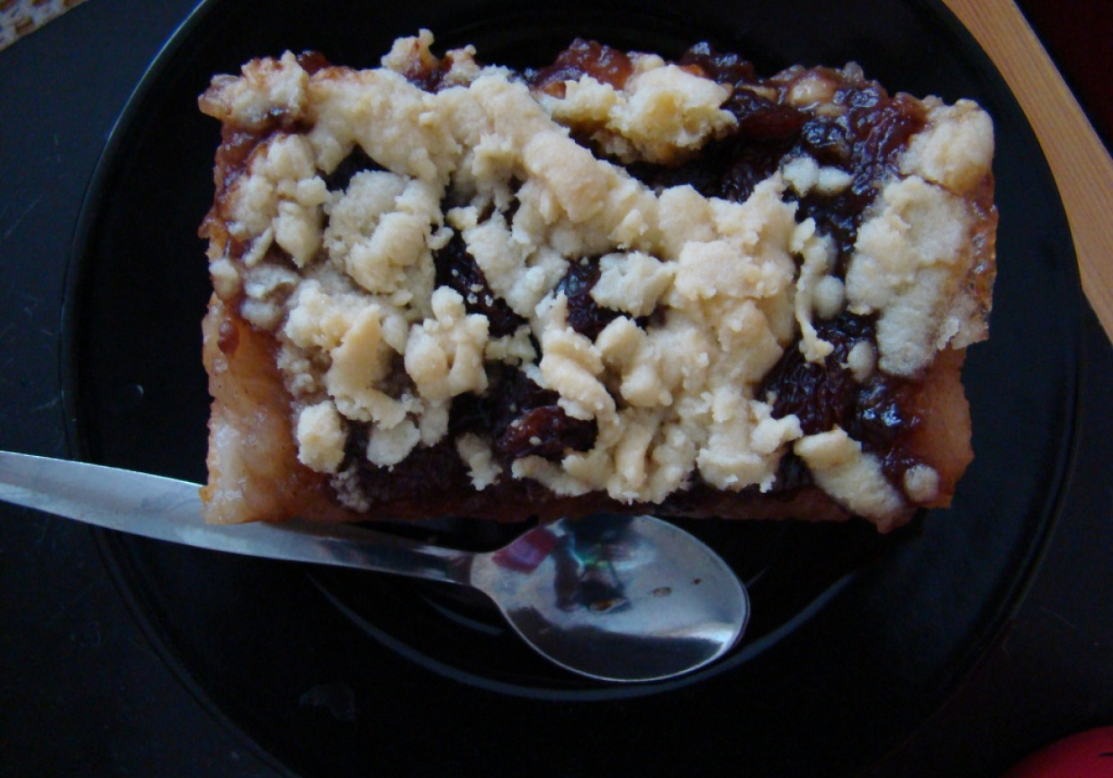 Ciasto wiśniowe z kruszonką foto