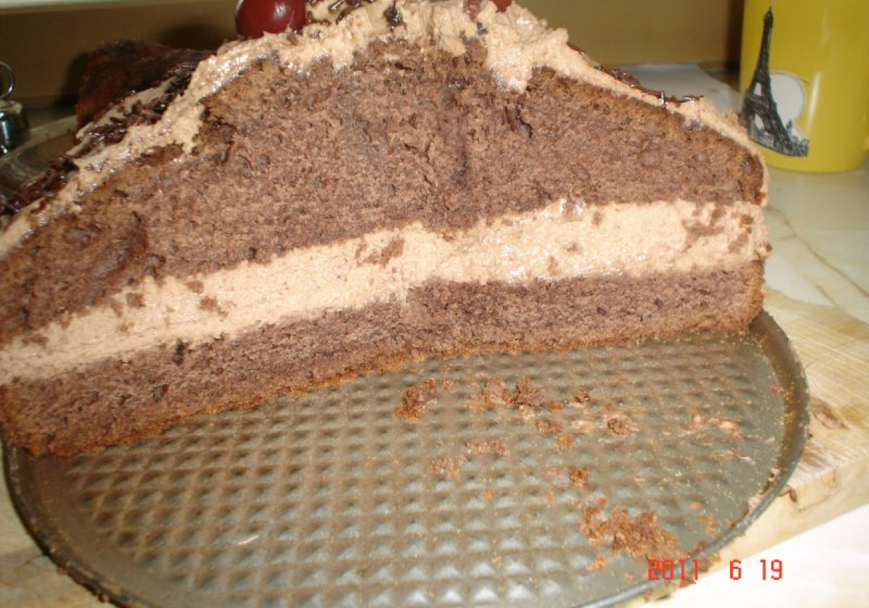 Ciasto - Wulkan czekoladowo-miętowy foto