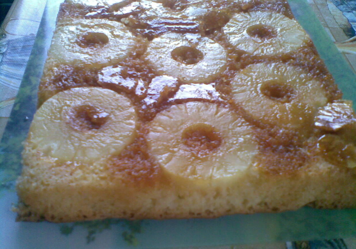 ciasto z ananasem foto
