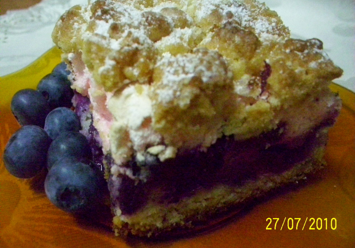 Ciasto z borówką amerykańską foto