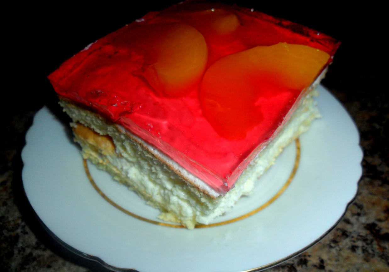 Ciasto z brzoskwiniami  foto