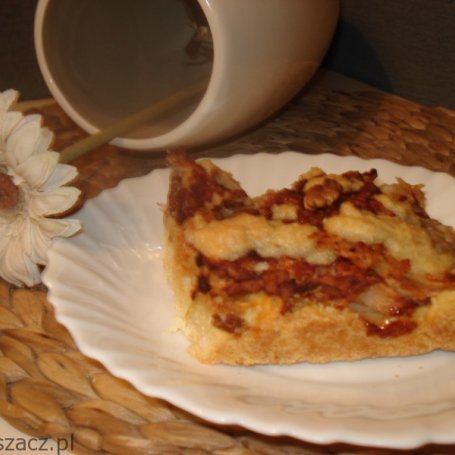 Krok 6 - Ciasto z jabłkami ,cynamonem i orzechami foto