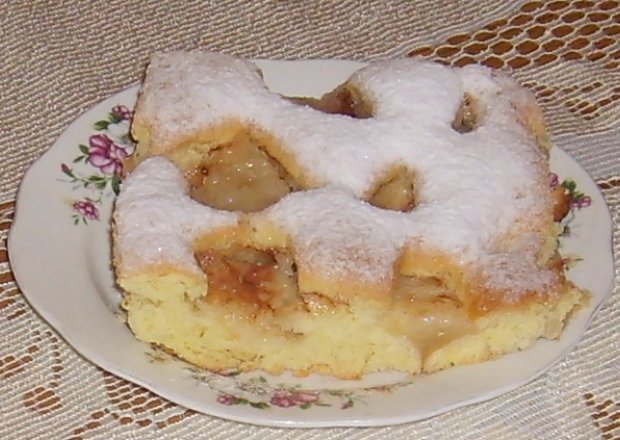 Fotografia przedstawiająca Ciasto z jabłkami
