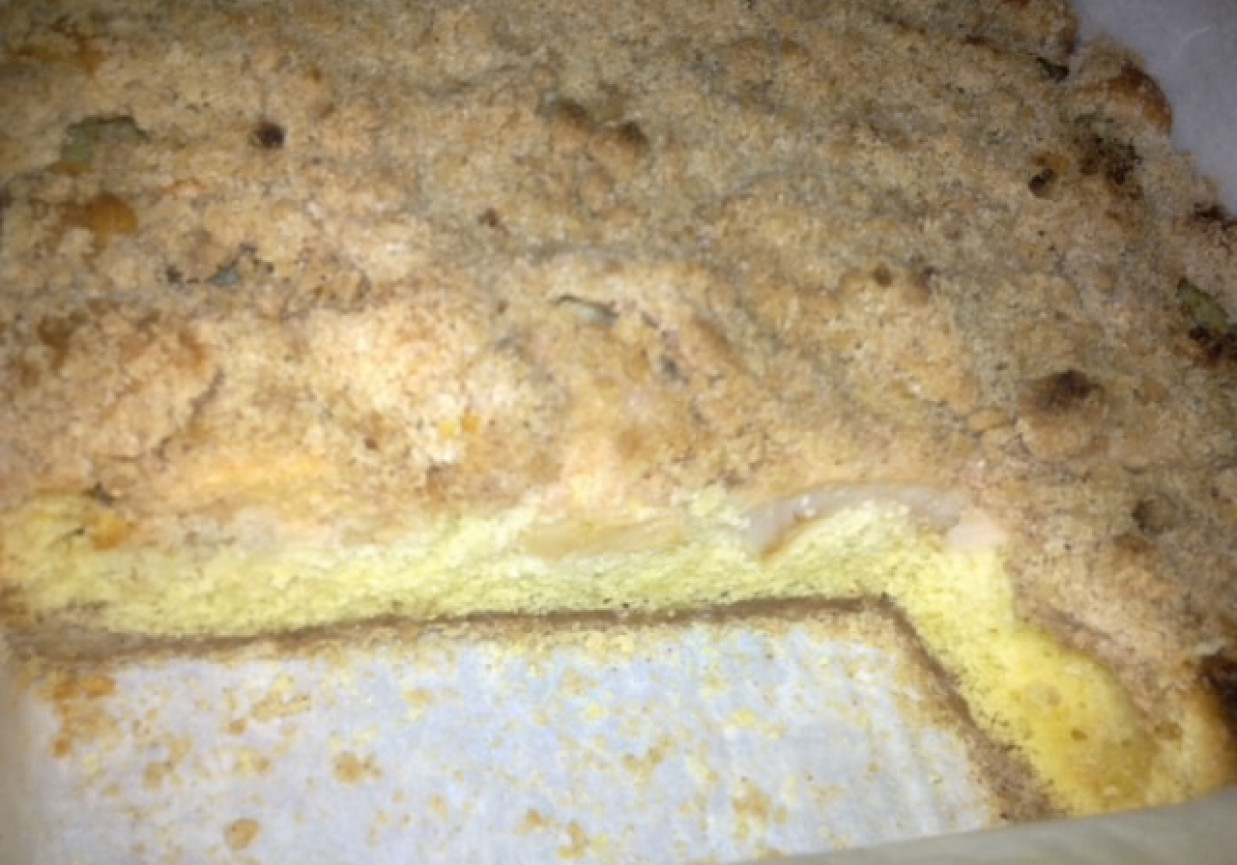 Ciasto z Jabłkiem i Cynamonową Kruszonką foto