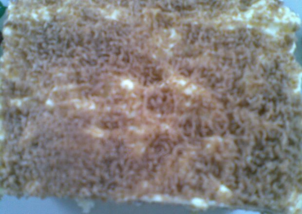 Fotografia przedstawiająca ciasto z masą śmietanową