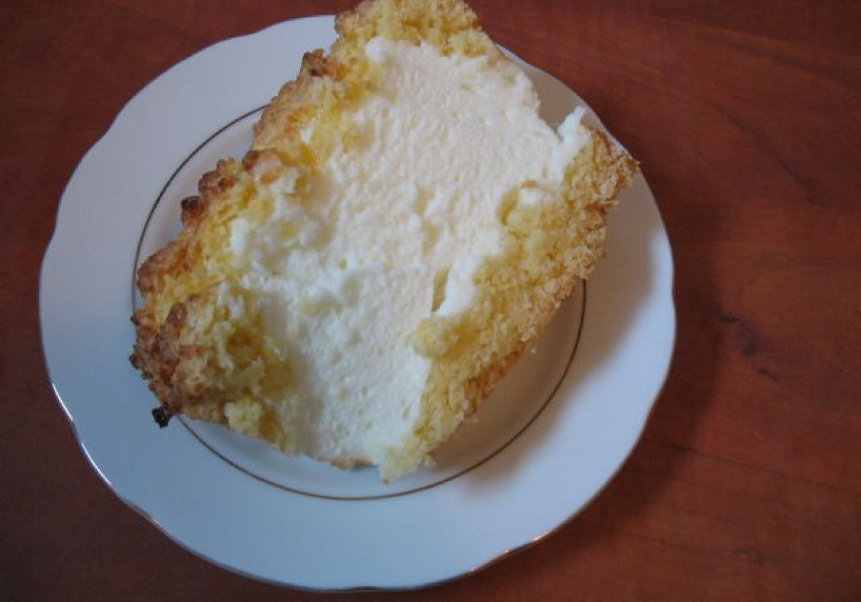 Ciasto z masą ze śmietany foto