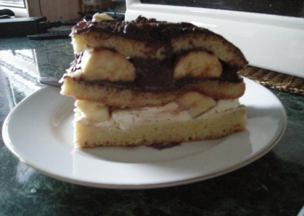 Fotografia przedstawiająca ciasto z nutellą