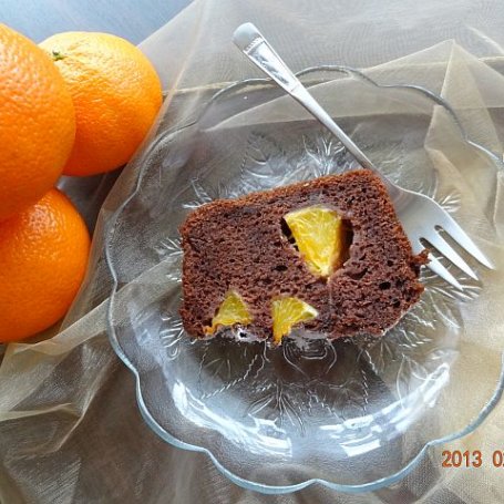 Krok 4 - Ciasto z pomarańczą foto