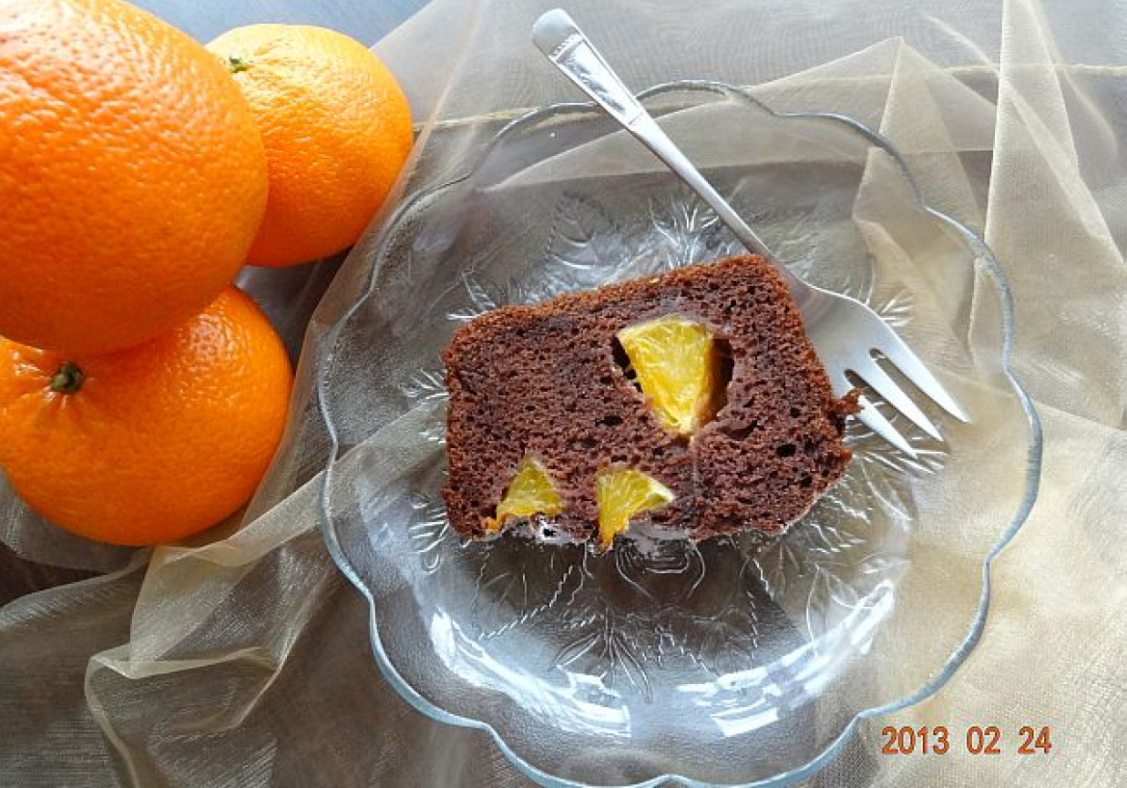 Ciasto z pomarańczą foto