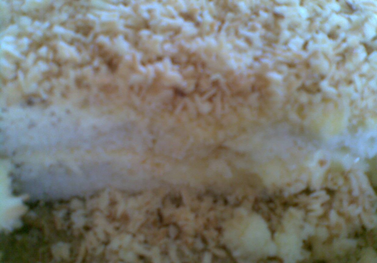 ciasto z prażonym kokosem - kokosanka foto